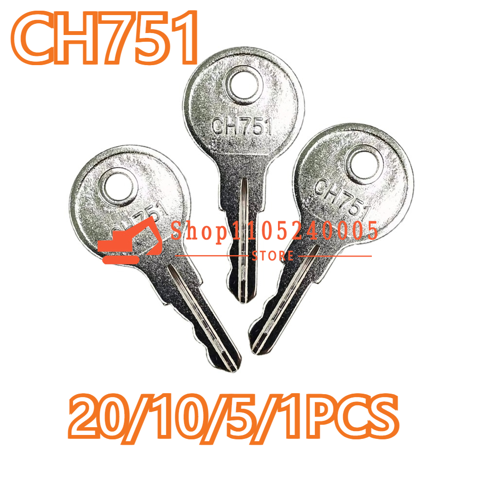 Heavy Equipment Keys Master Set - 20/10/5/1 個 CH751 新しいユニバーサル交換キー金属 Rv 収納キャビネットユニバーサルキーキャラバンキャンピングカートレーラー