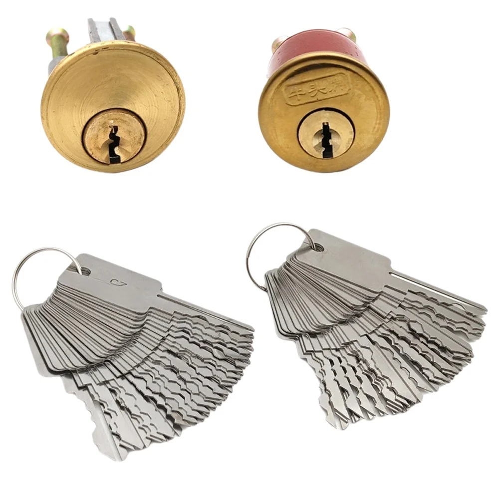 Heavy Equipment Keys Master Set - 48 in 1ユニバーサルロックキーセット、南京錠修理ツール、鍵屋ツール用