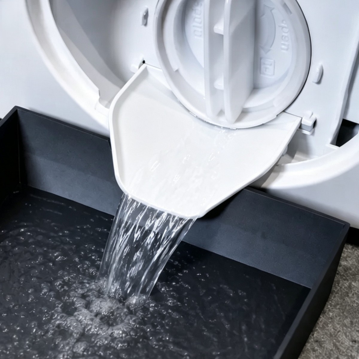 Heavy Equipment Washing - 頑丈な洗濯機排水トレイ交換用漏斗、多機能洗濯機排水アクセサリー