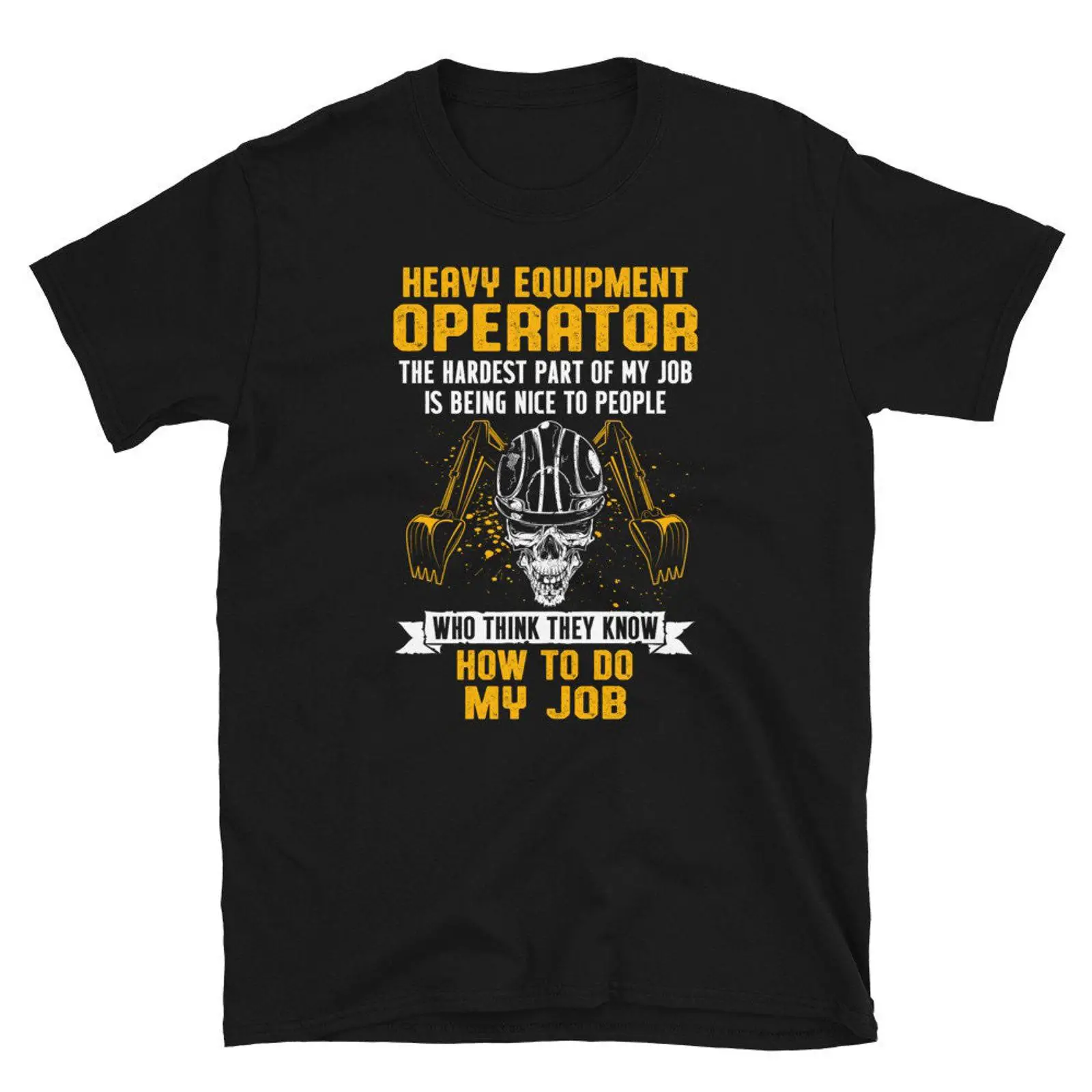 Heavy Equipment Washing - 重機操作員の最も難しい仕事の部分を描いたTシャツ、ヴィンテージ風ウォッシュ加工、伸縮性があり通気性のあるストリートウェア、グラフィックがスタイリッシュです。