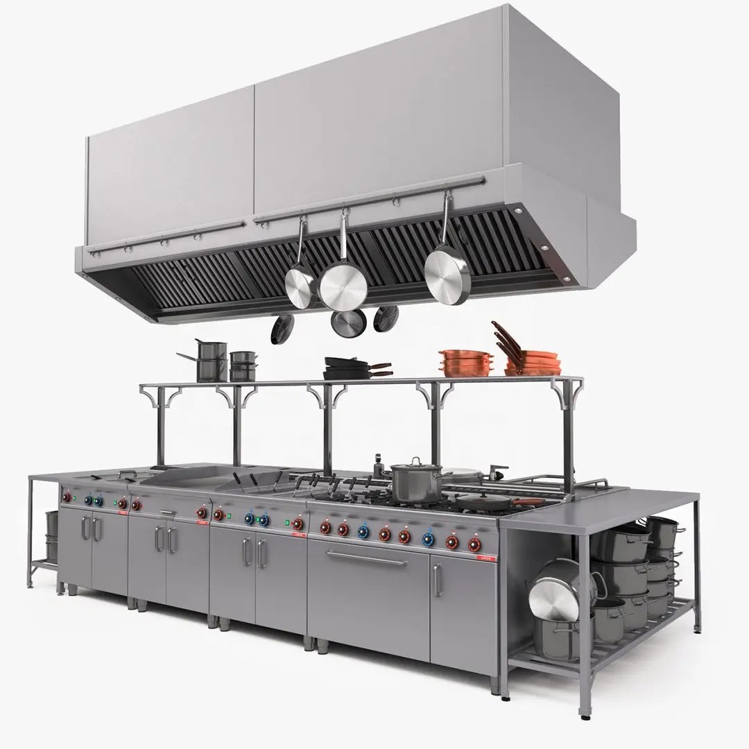 Heavy Equipment In Kitchen - 西洋製ステンレス製業務用厨房機器、ホテル、学校、病院、レストラン向け、販売中