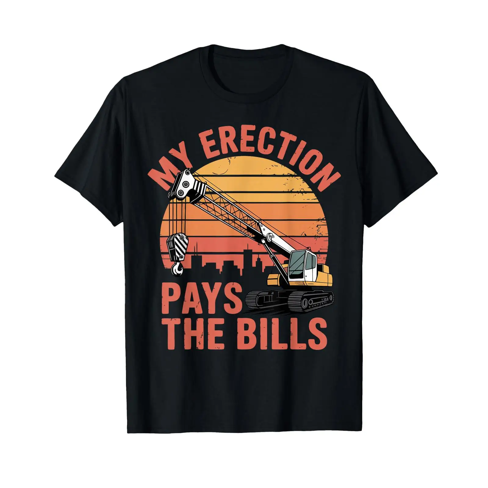 Heavy Equipment Washing - プロのクレーンオペレーター パン ヘビーデーツギア Tシャツ ヴィンテージ ウォッシュ加工