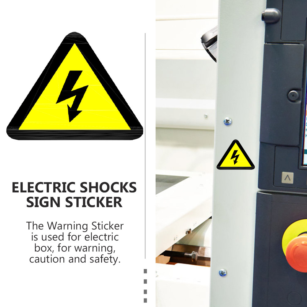 25枚入り 電気危険警告ステッカー 高電圧警告標識 強力粘着 - Heavy Equipment Stickers のレビューと価格