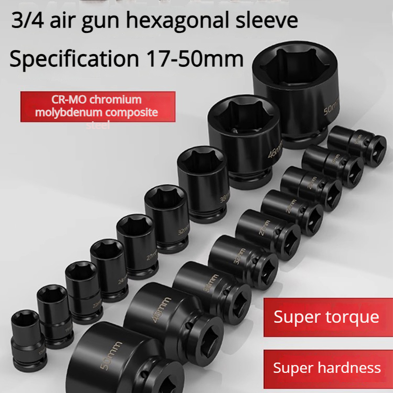 3/4 インチ六角ソケットヘビーデューティ肥厚ソケットセット - Heavy Equipment Operation のレビューと価格
