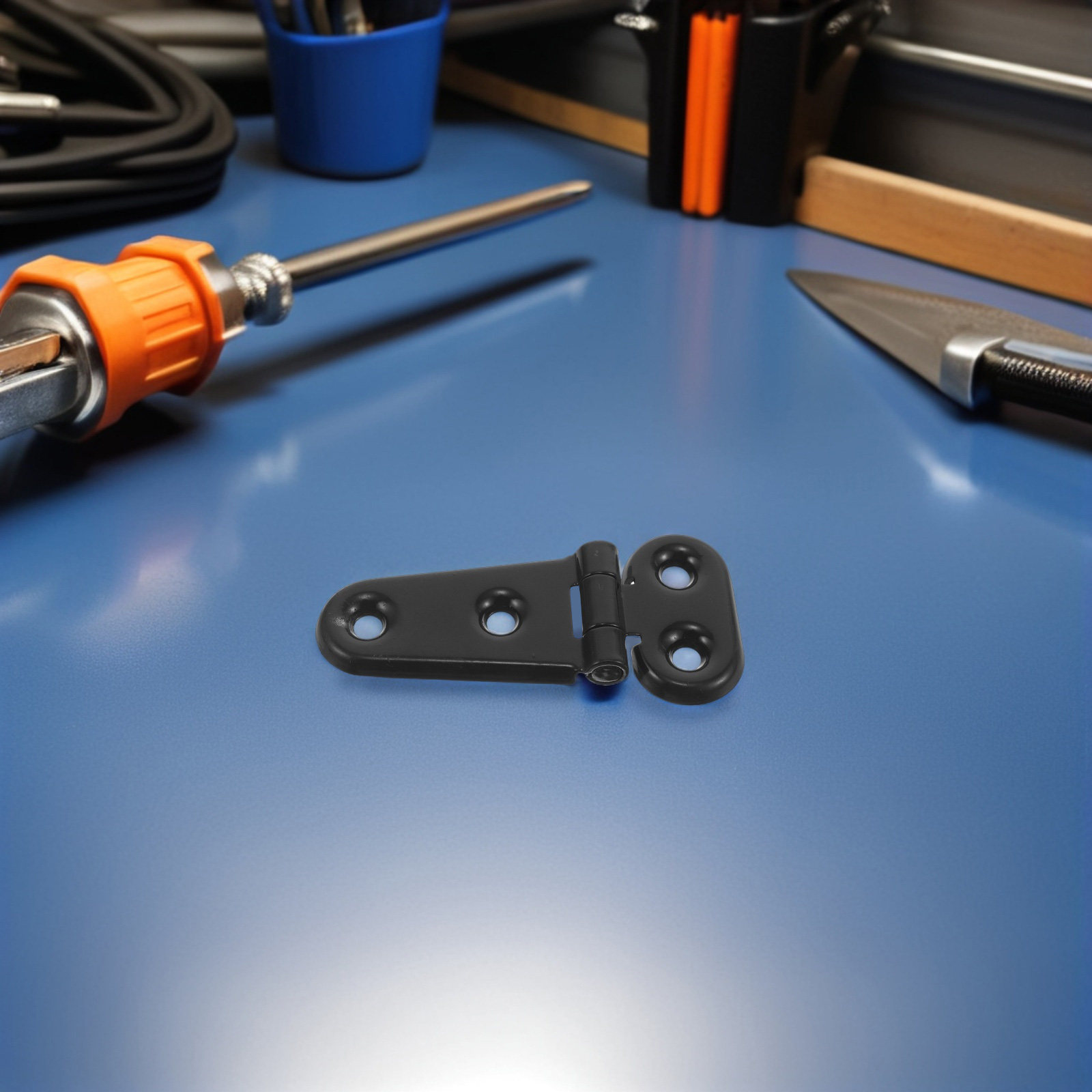 フォークリフト用フードヒンジ2個。頑丈な粉体塗装仕上げの金属 - Heavy Equipment Maintenance のレビューと価格