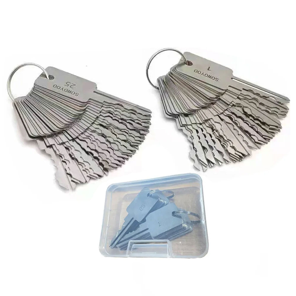 48 in 1 鍵屋ツールセット、ブルヘッドロック、S溝ロッ - Heavy Equipment Keys Master Set のレビューと価格