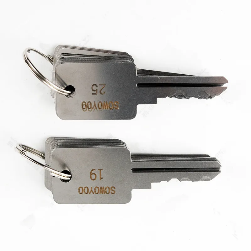 48 in 1 鍵屋ツールセット、ブルヘッドロック、S溝ロッ - Heavy Equipment Keys Master Set のレビューと価格