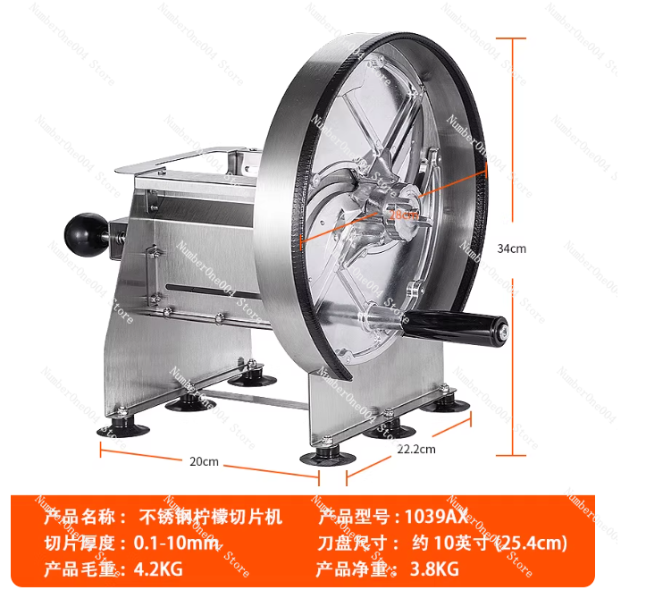 新型ステンレス製手動スライサー、厚さ調整可能、頑丈なキッチン - Heavy Equipment In Kitchen のレビューと価格