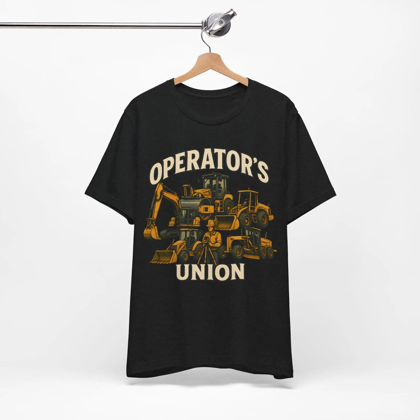 重機運転者ユニオンプライドTシャツ建設作業員ヴィンテージウォ - Heavy Equipment Union のレビューと価格
