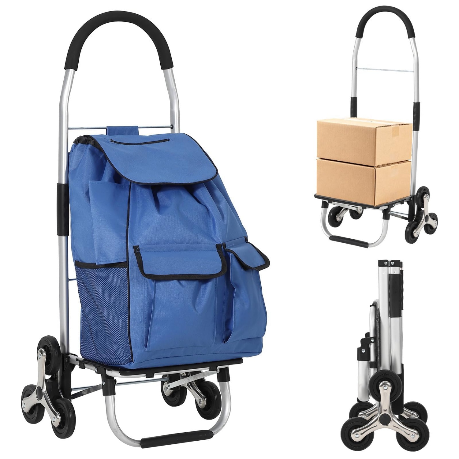 3-in-1多機能折りたたみ式階段昇降ハンドトラック – 耐 - Heavy Equipment Washing のレビューと価格