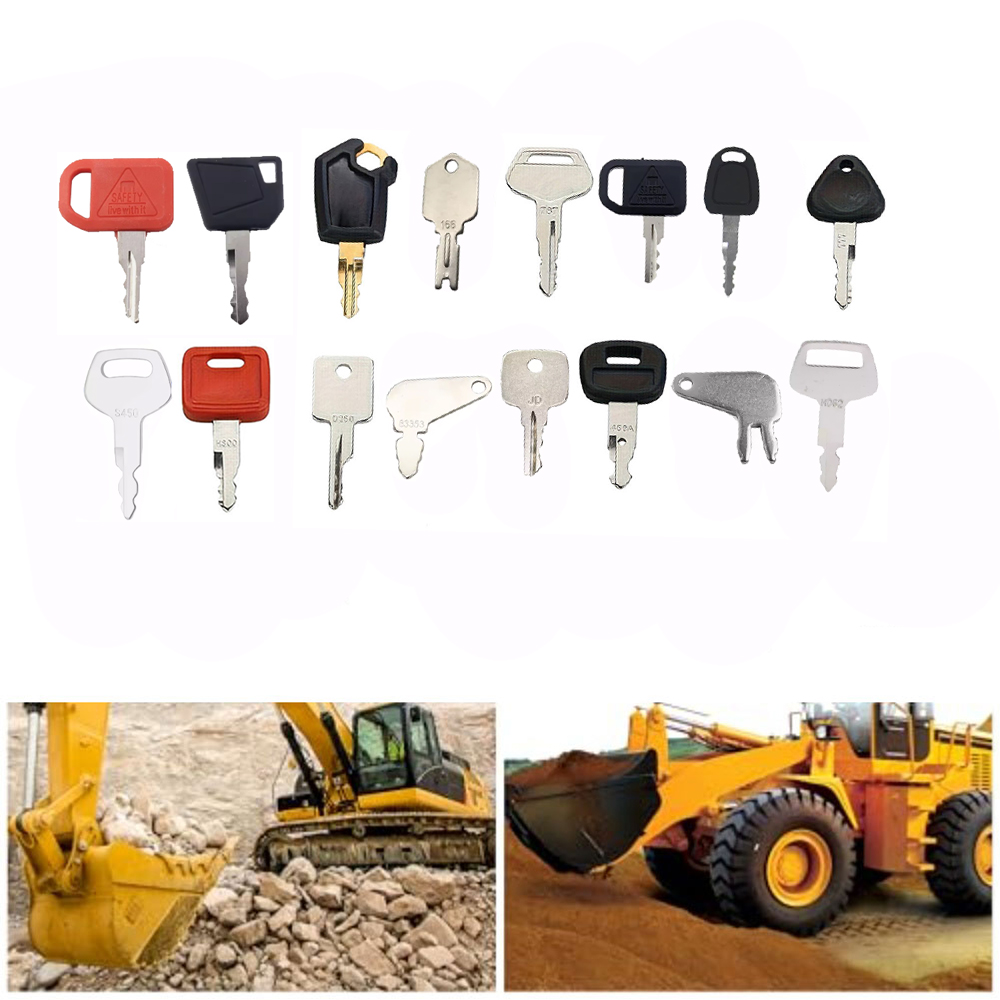 16個入り重機キーセット（CAT、ジョンディア、JCB、コマ - Heavy Equipment Kubota のレビューと価格