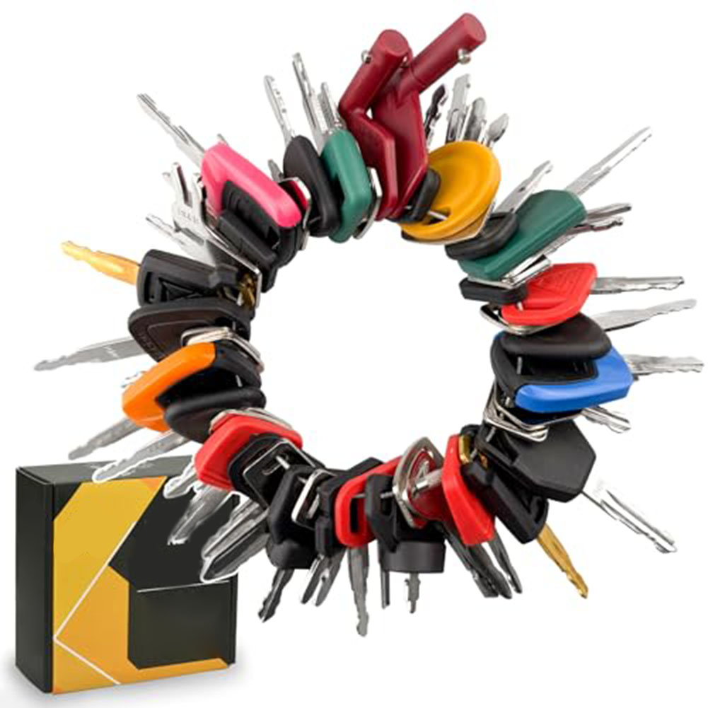 50個の重機キー マスターセット 建設機械イグニッションキー - Heavy Equipment Keys Master Set のレビューと価格