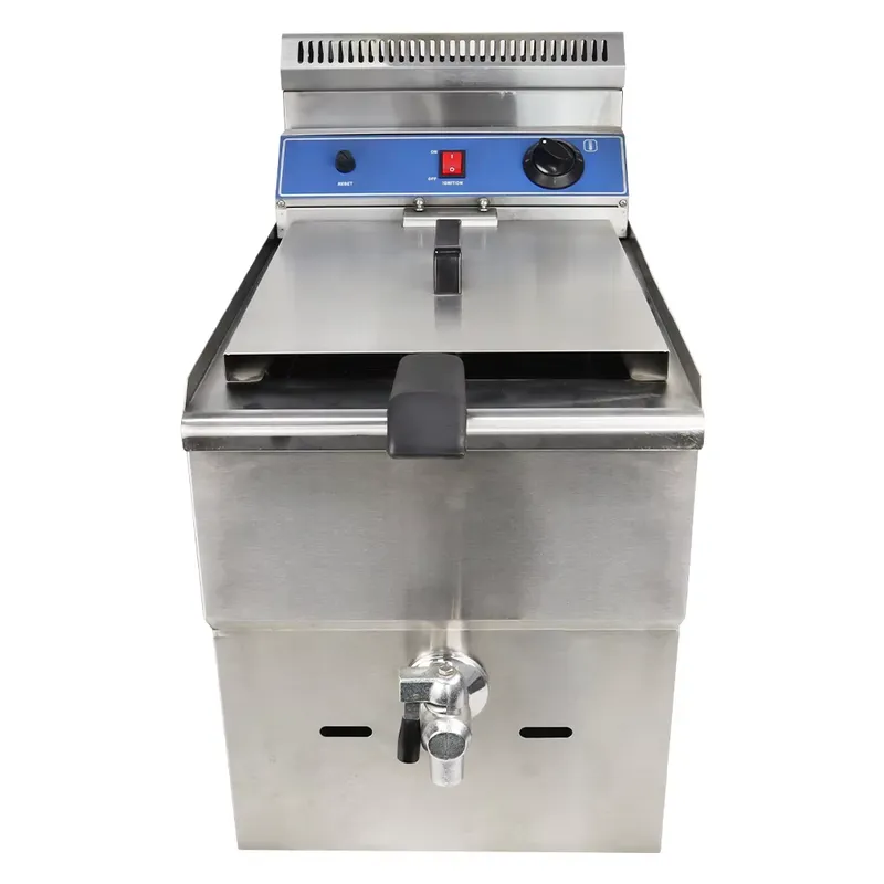 業務用大型ガス式フライヤー。フライドポテト用。レストランや厨 - Heavy Equipment In Kitchen のレビューと価格