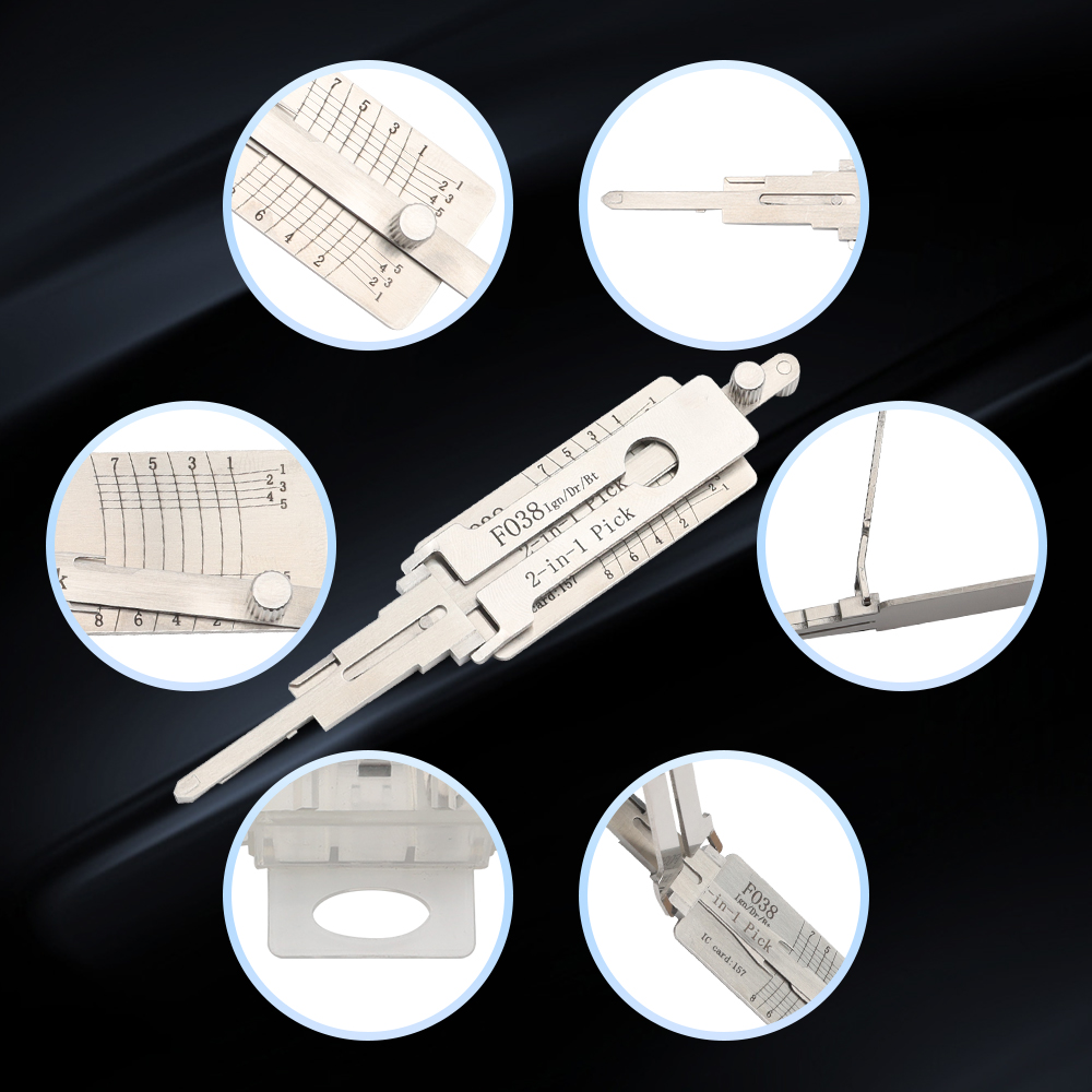 FO38 Liの2-in-1ロックメンテナンスツール-ドアロ - Heavy Equipment Keys Master Set のレビューと価格